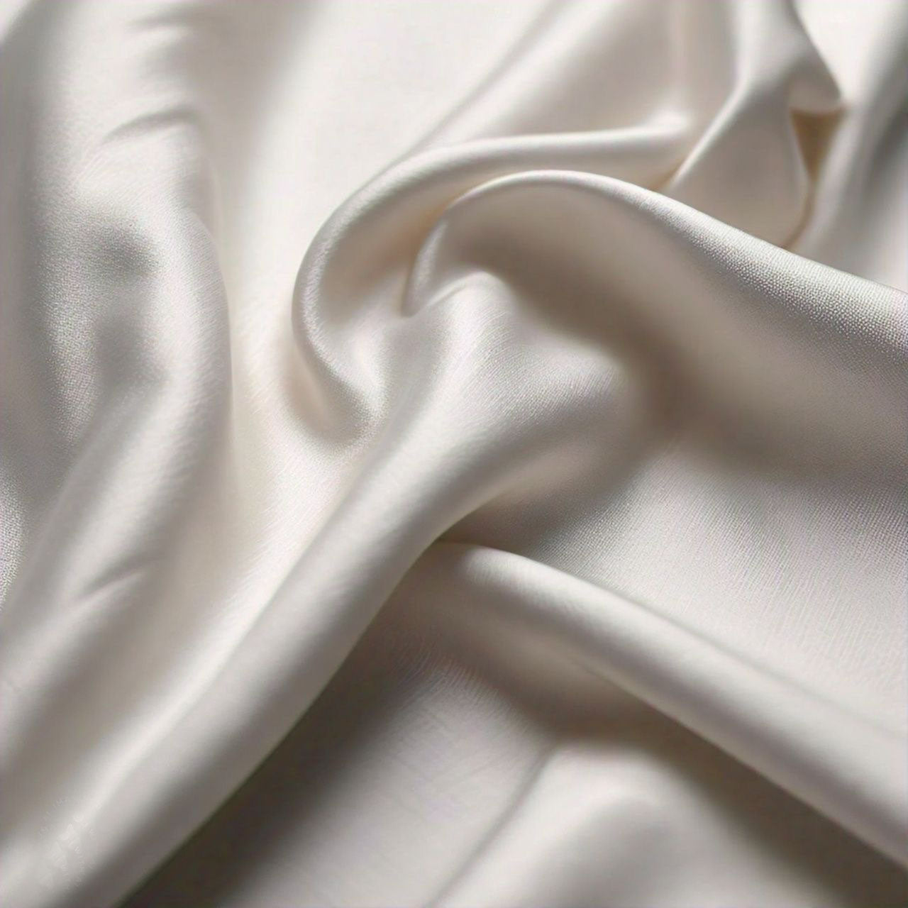 Pearl White Bamboo Sheet Fabric